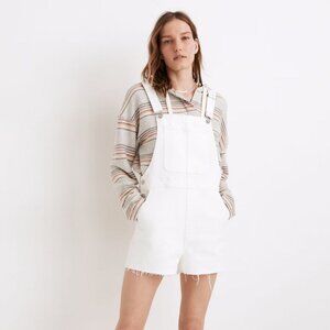 White Small Madewell Adirondack Overall Shorts